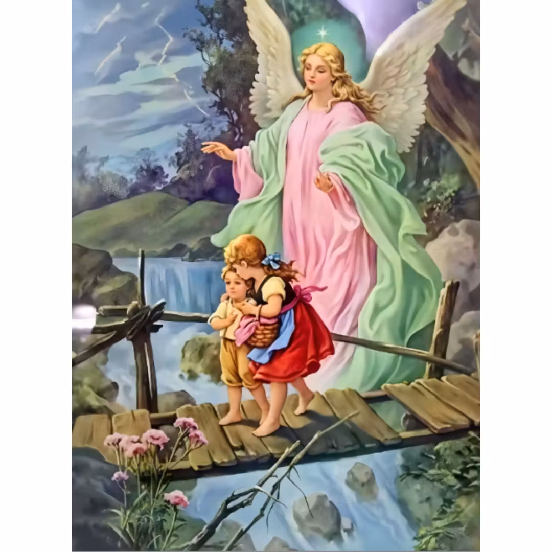 Diamanttavla Änglavakt 40x50