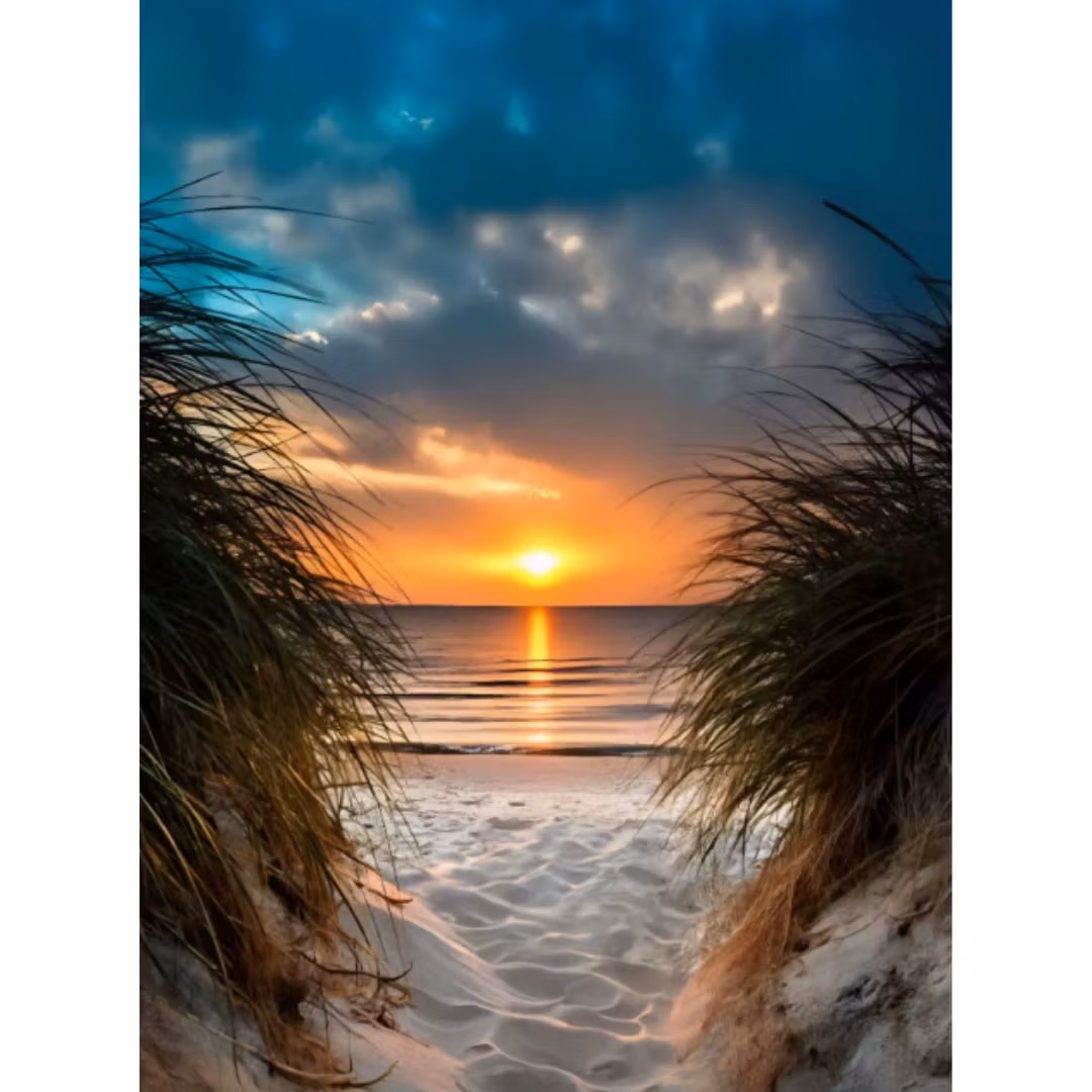 Diamanttavla Sunset Ocean 40x50