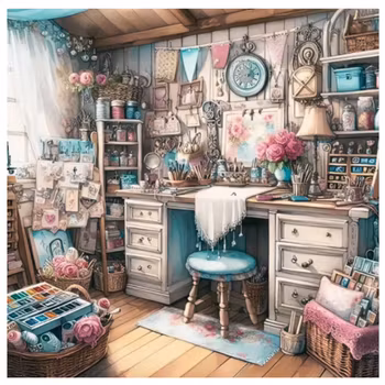 Diamanttavla Craft Love 50x50