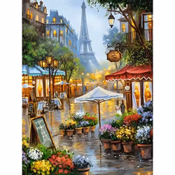 Diamanttavla Paris 40x50 - Leverans v. 23-24