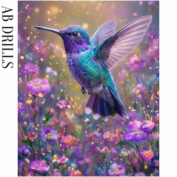 Diamanttavla AB Drills Hummingbird 30x40