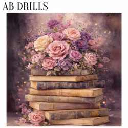 Diamanttavla AB Drills Books 40x40 (Runda Pärlor)