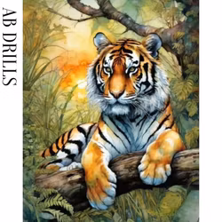Diamanttavla AB Drills Tiger 40x50