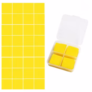 Diamond Painting Vax Box Med 32 st Gula
