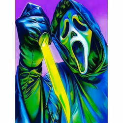 Diamanttavla Scream 40x50 - Leveranstid 39-40