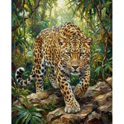 Diamanttavla Leopard 40x50 - Leverans vecka 46-47