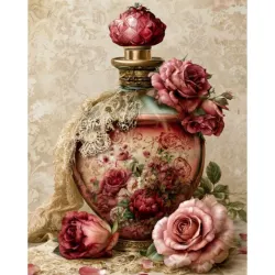 Diamanttavla Parfume Vintage 40x50 - Leverans vecka 46-47