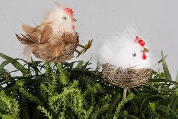 Stick Kyckling I rede Brun 8 cm