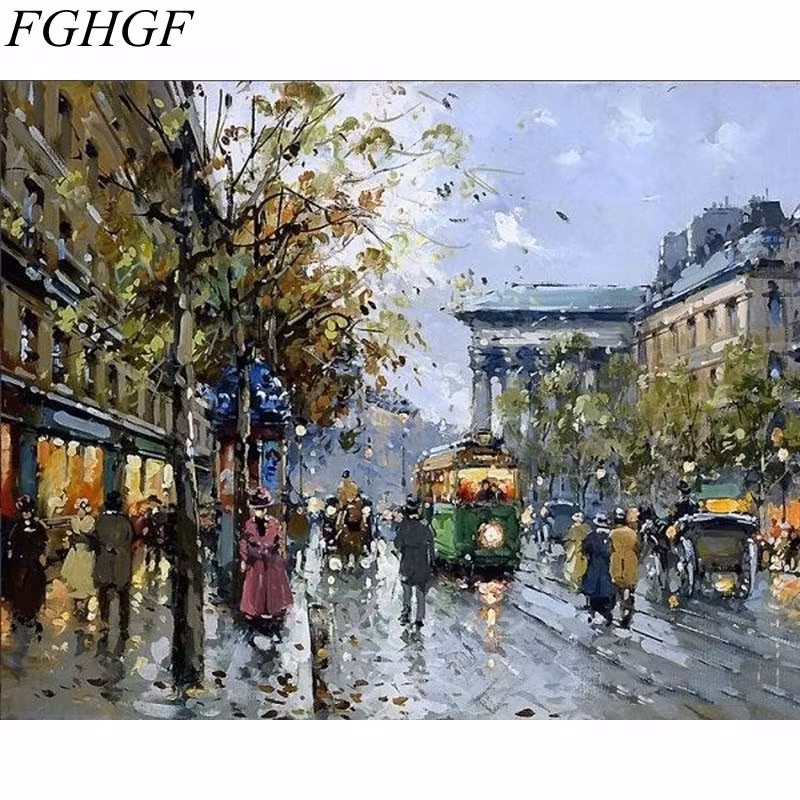 Paint By Numbers City 40x50