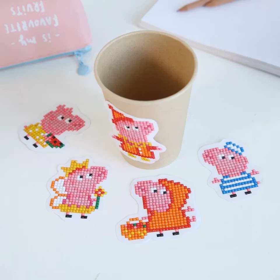 Stickers Greta Gris 5 st