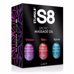 S8 Massage Oil Box 3x 50ml