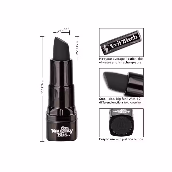 Naughty Bits Evil Bitch Lipstick Vibrator