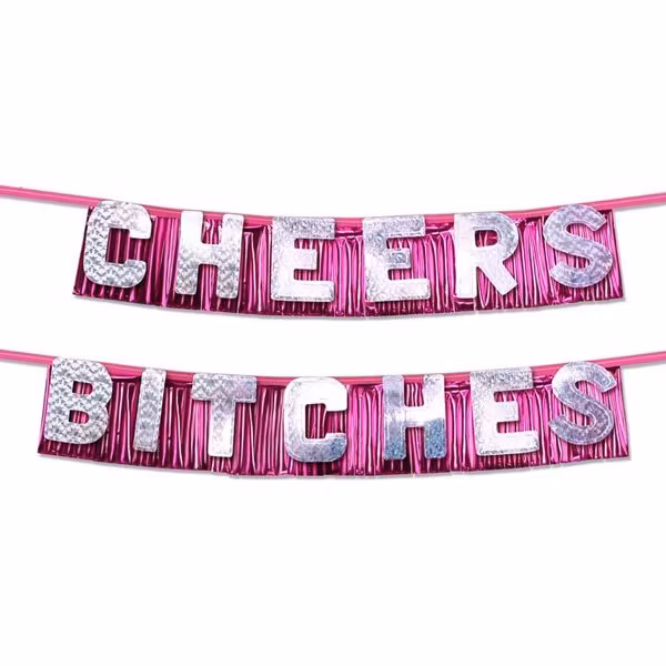 Bachelorette Cheers Bitches Party Banner