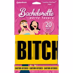 Bachelorette Caution Bitches Tape