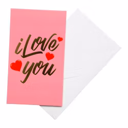 Dubbelkort - I love you