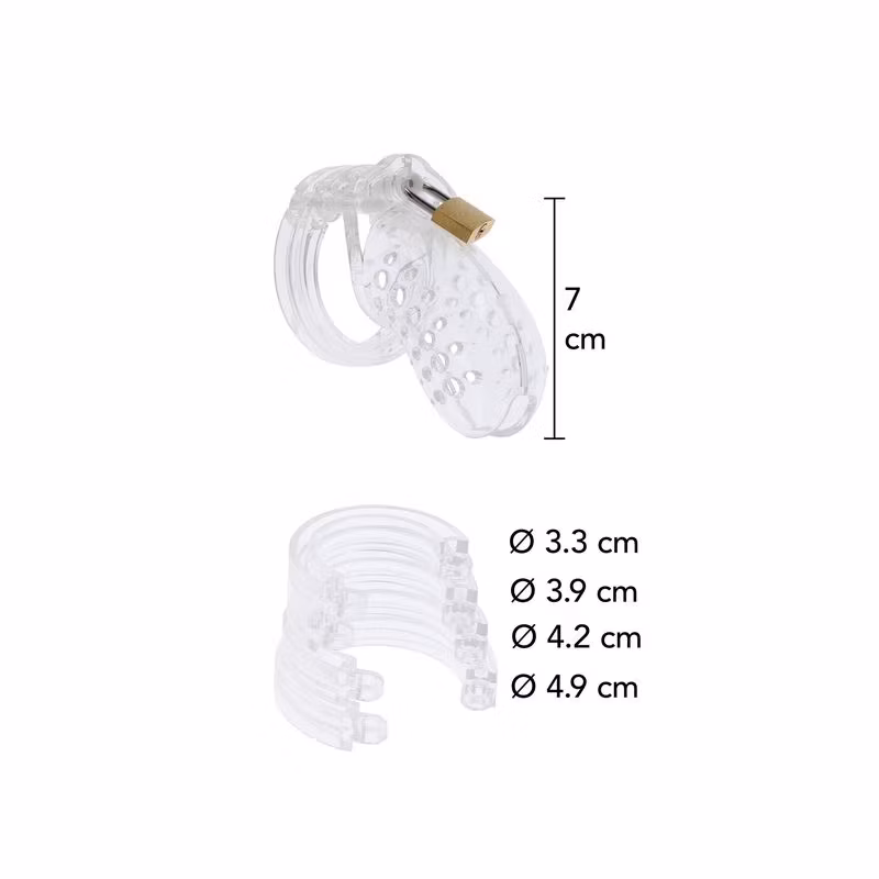 Extreme Chastity Cock Cage Acrylic