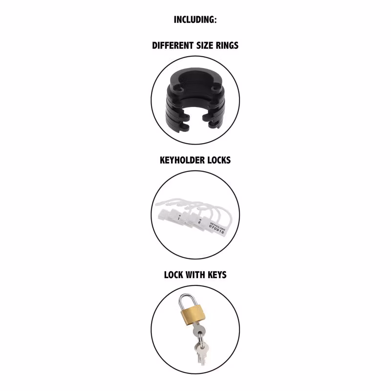 Extreme Chastity Cock Cage Silicone