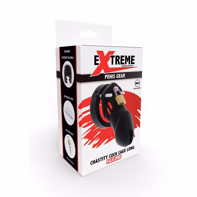 Extreme Chastity Cock Cage Silicone