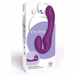 Strapless Strap-On Pulse Vibrator