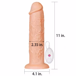 Realistic Long Vibrating Dildo