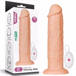 Realistic Long Vibrating Dildo