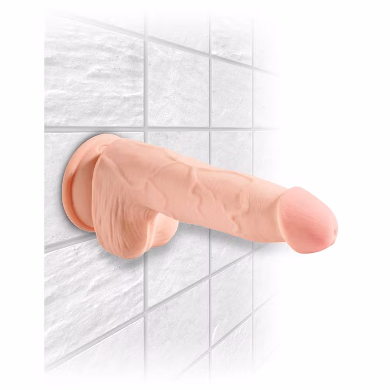 3D Triple Density Dildo with Balls