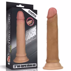 Dual layered Platinum Silicone Cock