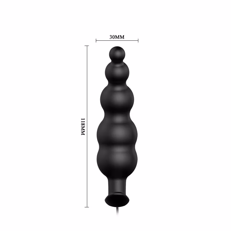 Anal Bubble Plug Vibrating