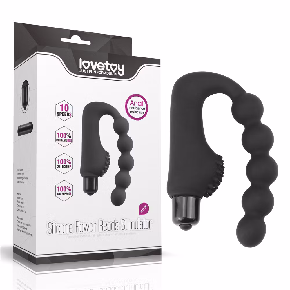 Silicone Power Beads Stimulator