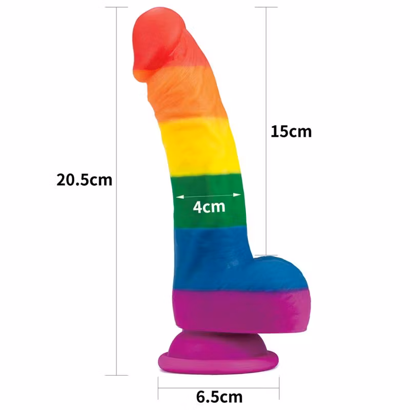 Dildo Prider 8 Inch Liquid Silicone