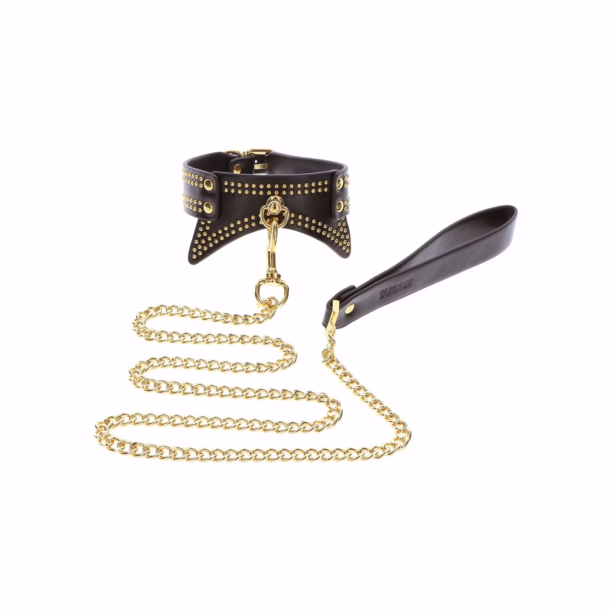 Taboom Vogue Studdes Collar And Leash