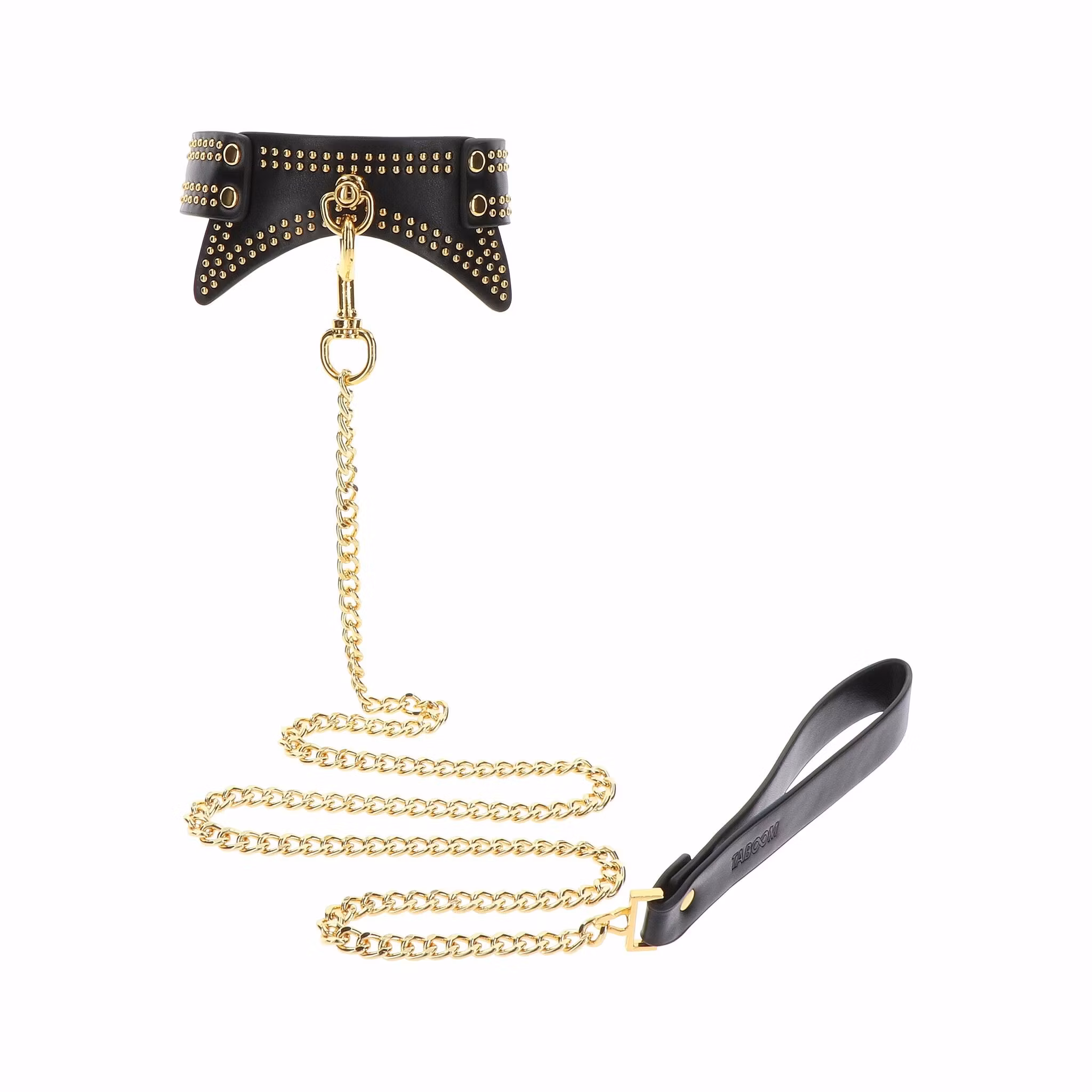 Taboom Vogue Studdes Collar And Leash