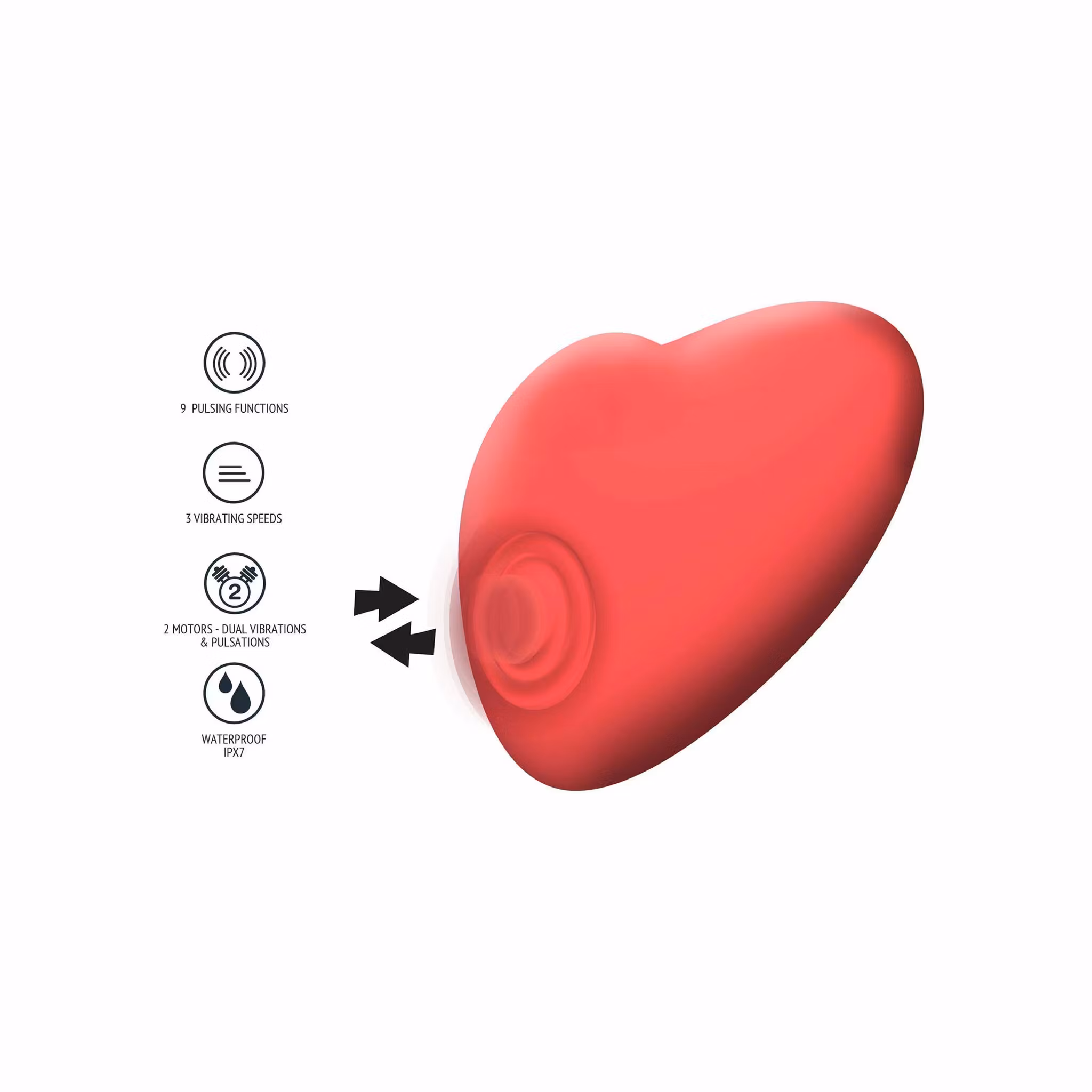 Heartbeat Pulsating & Vibrating Stimulator