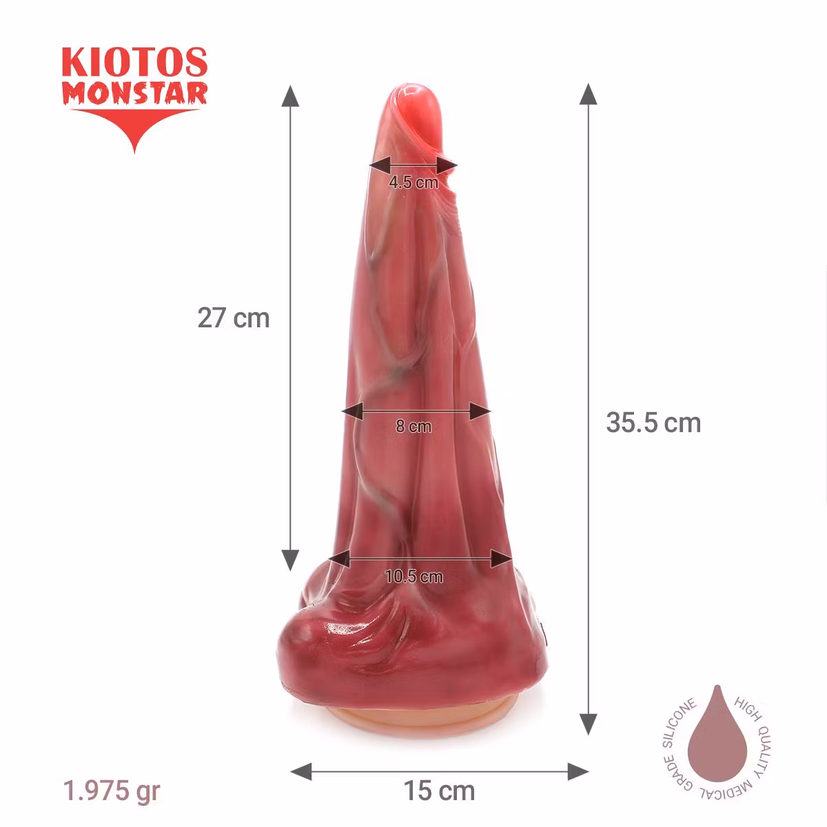 Monstar Dildo Beast 86 - Supercock