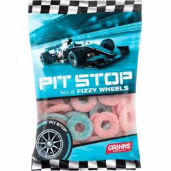 Pit Stop Fizzy Wheels 120g