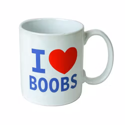I Love Boobs Mugg