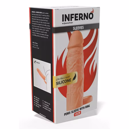 Penis Sleeve Liquid Silicone 15 cm