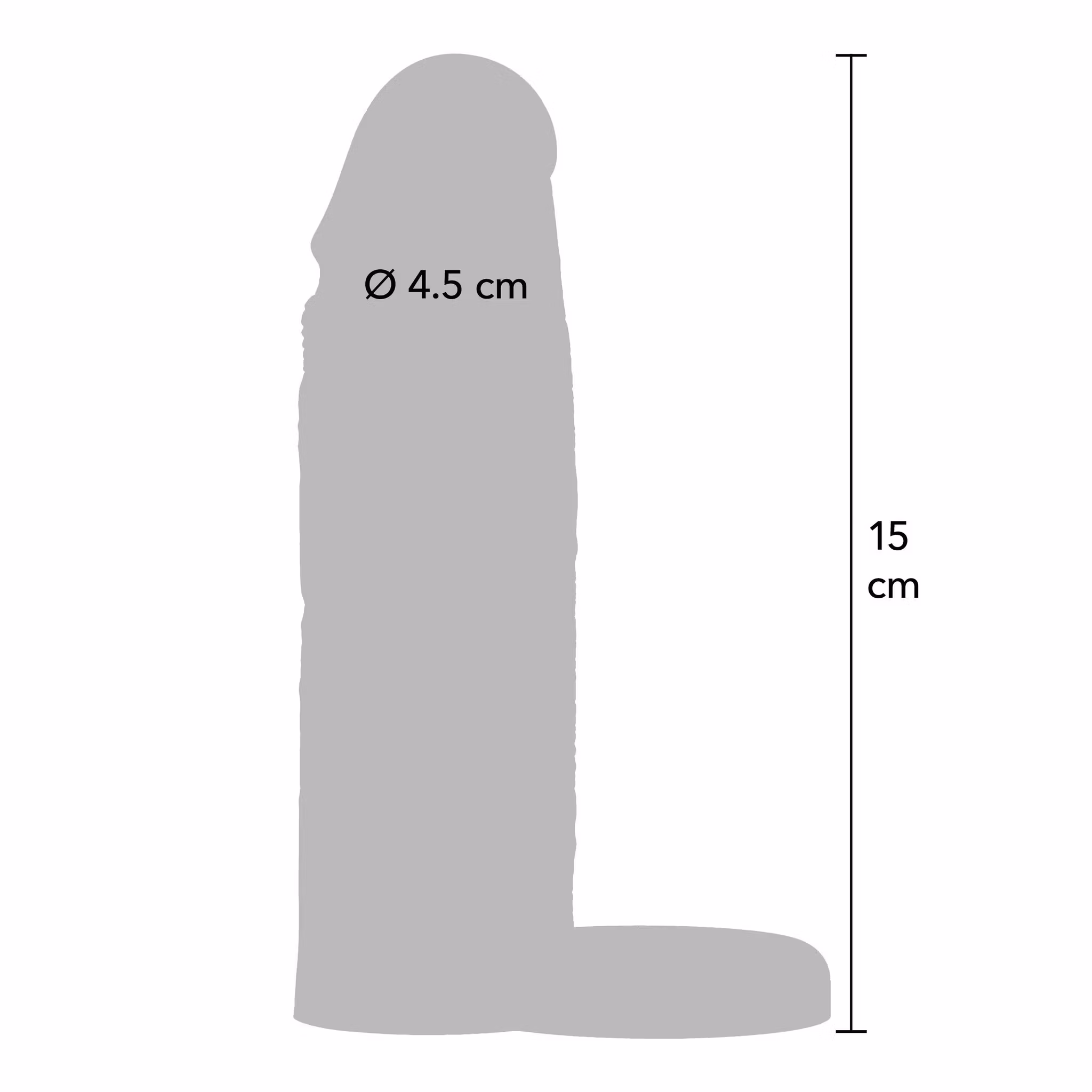 Penis Sleeve Liquid Silicone 15 cm