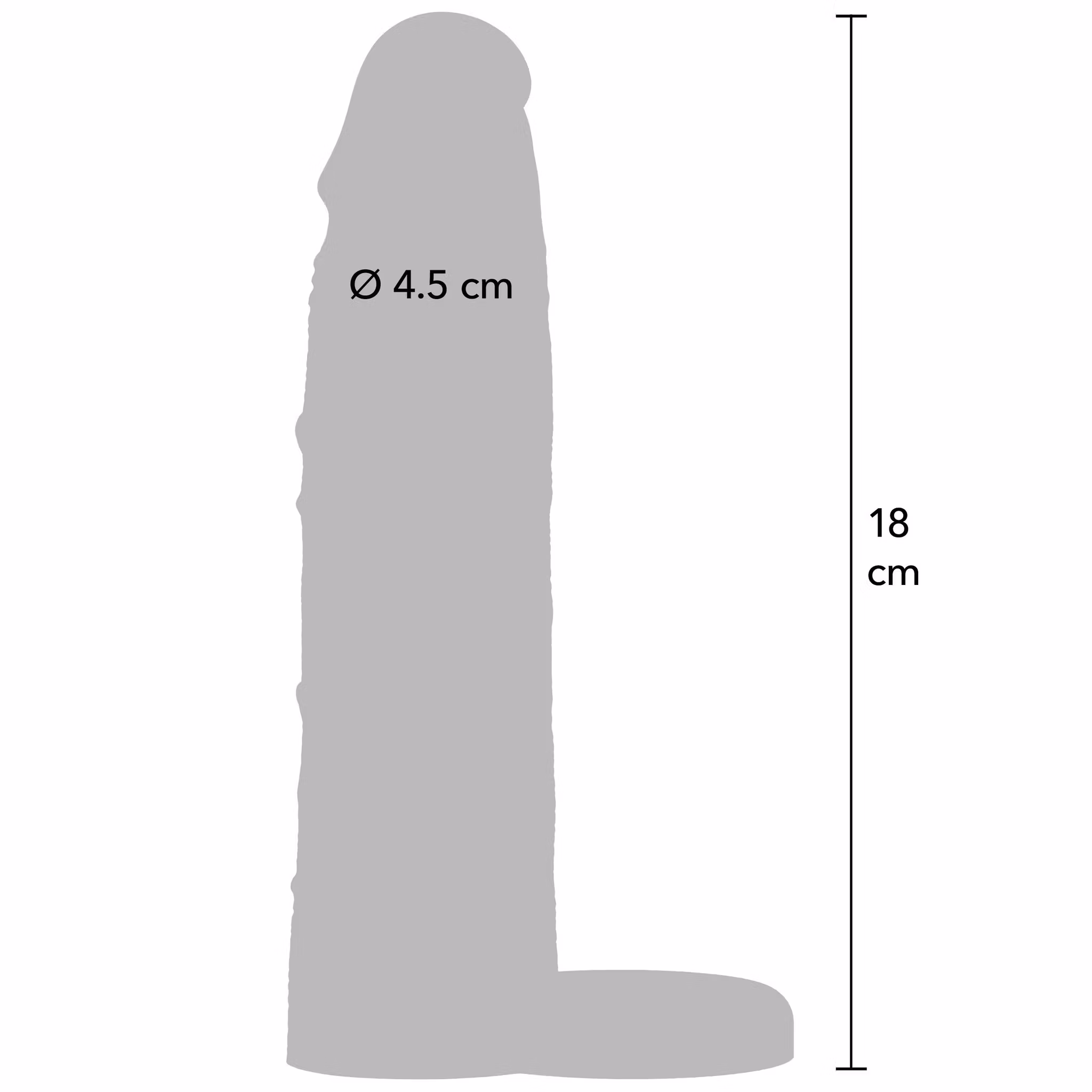 Penis Sleeve Liquid Silicone 18 cm