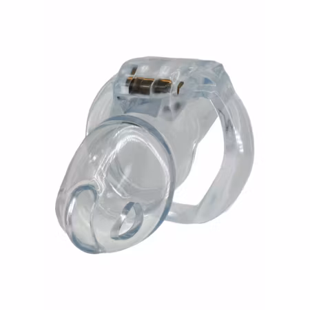 Clear Control Cock Cage Long