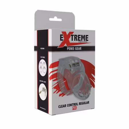 Clear Control Cock Cage Regular