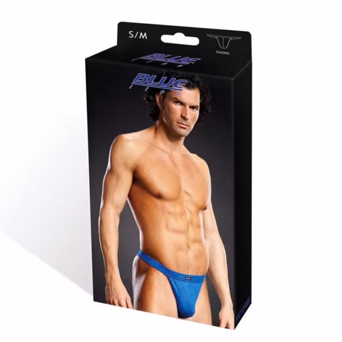 Blue Line - Microfiber Thong Blue