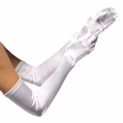 Extra Long Satin Gloves