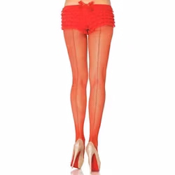 Fishnet Pantyhose With Seams
