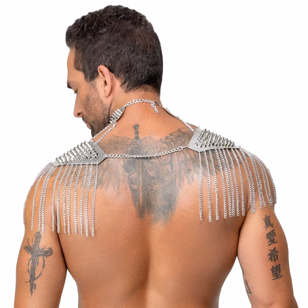 Bad Kitty Spiked Collar & Shoulder