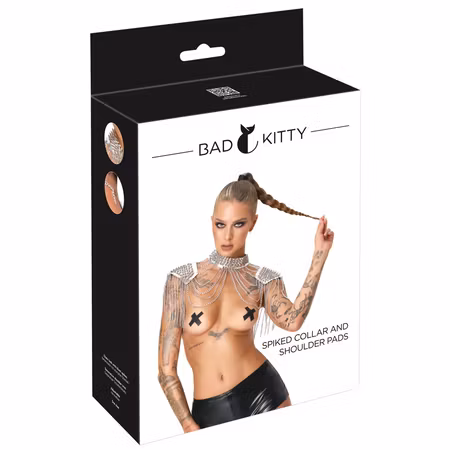 Bad Kitty Spiked Collar & Shoulder