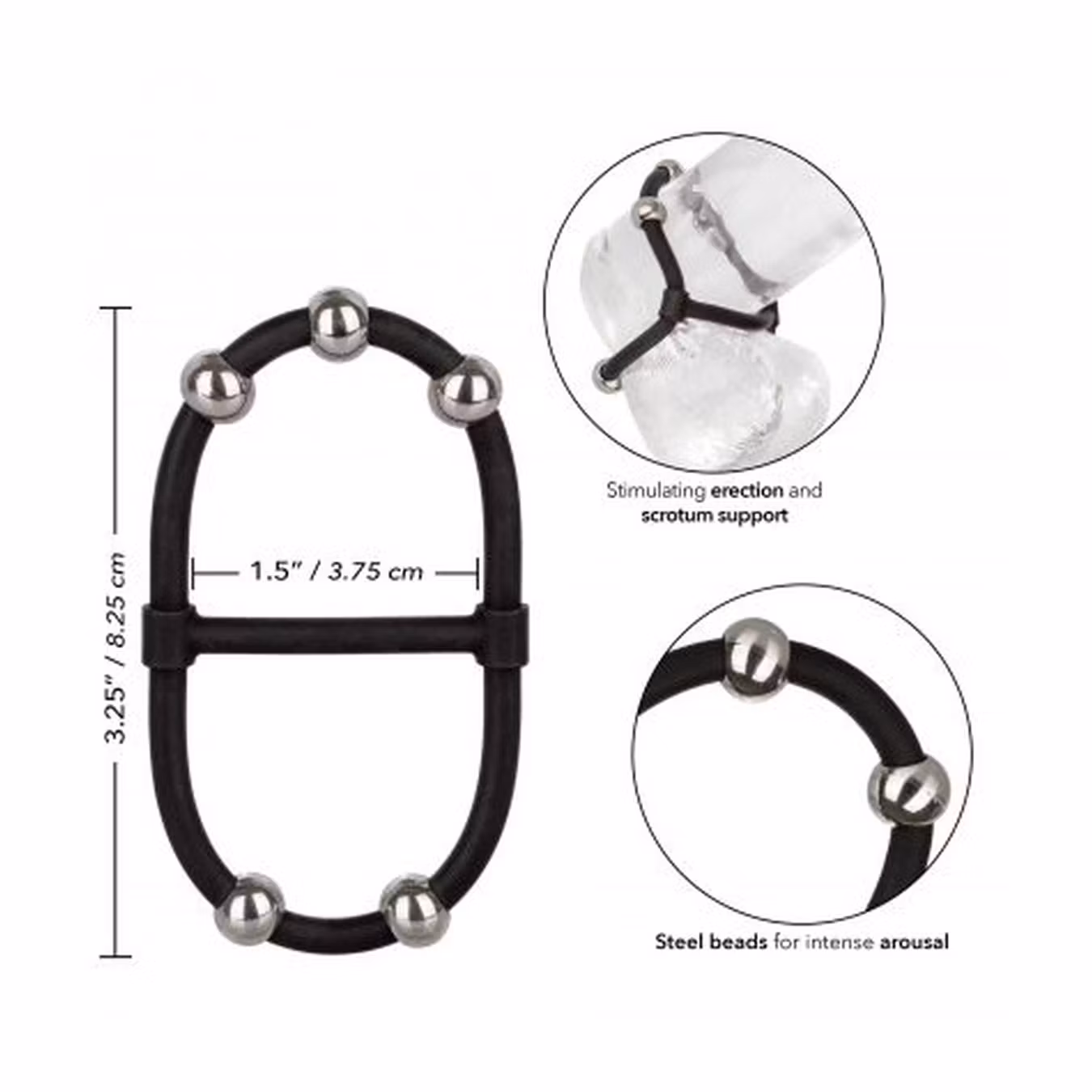 Beaded Dual Silicone Maximizer