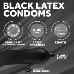 EXS Black Latex 12 Pack