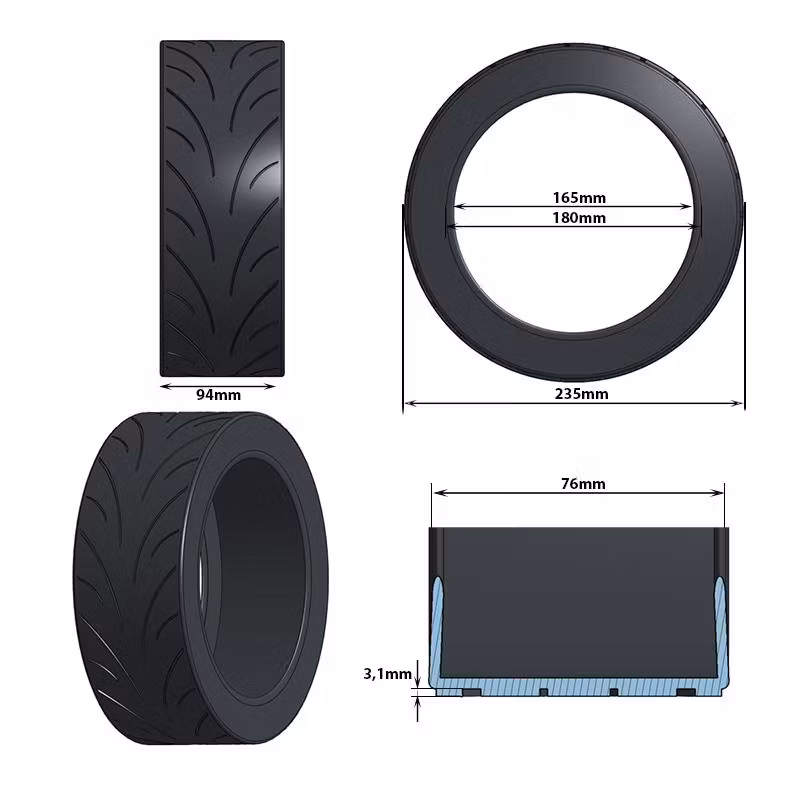 Däck Tubeless 85/65-6.5