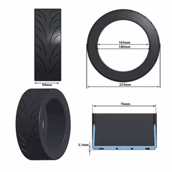 Däck Tubeless 85/65-6.5